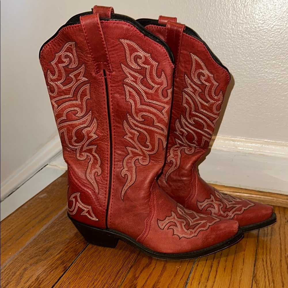 Red Western Cowboy Boots